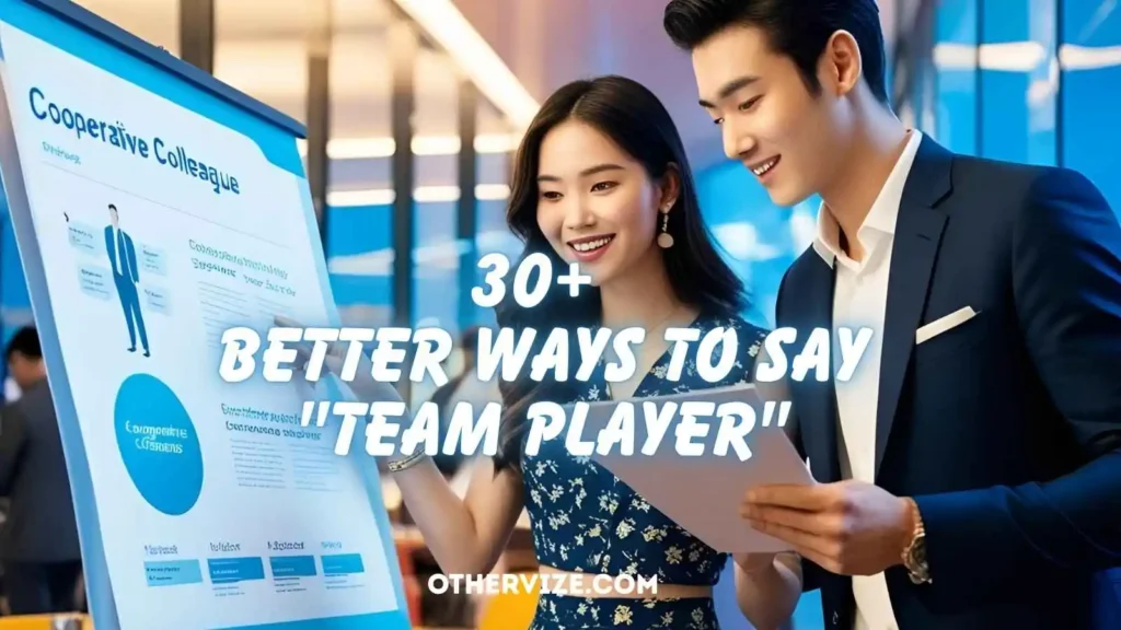 other ways to say team player